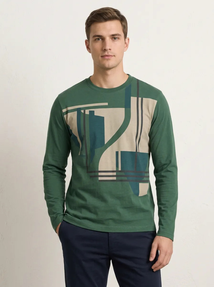 Men's Long Sleeve Relaxed Look Smart Casual Shirt