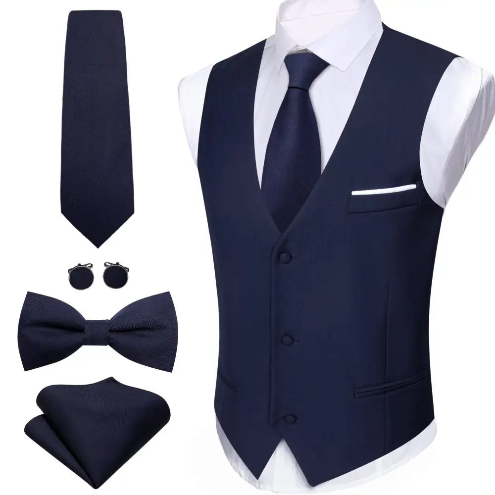 Classic V Neck Casual Formal Dress Vest