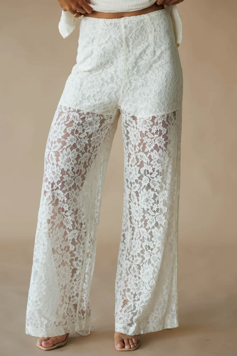 Lace Easy-Wear Pants