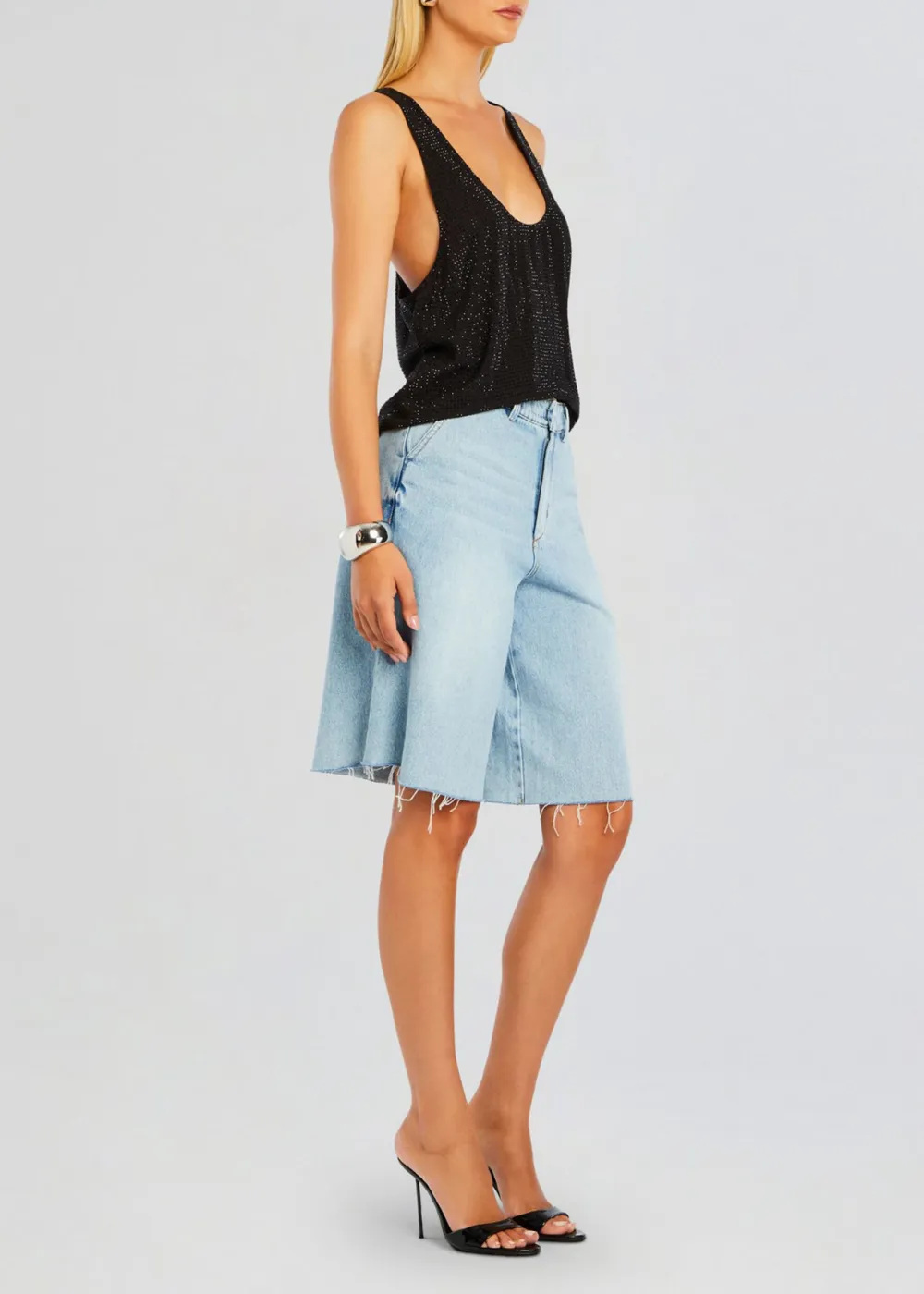 Embellished  Crew Neck Top