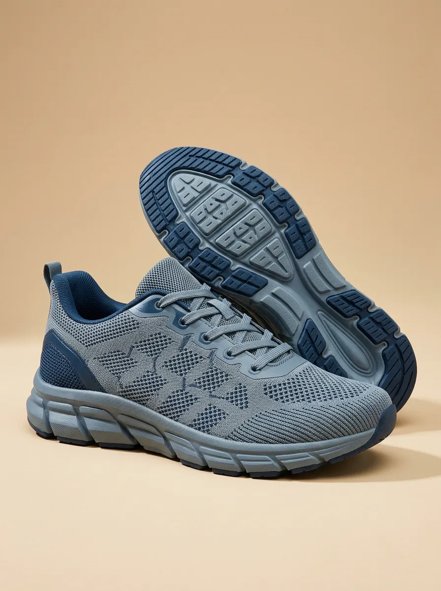 Men's Casual Sport Geometric Pattern Print Sneakers