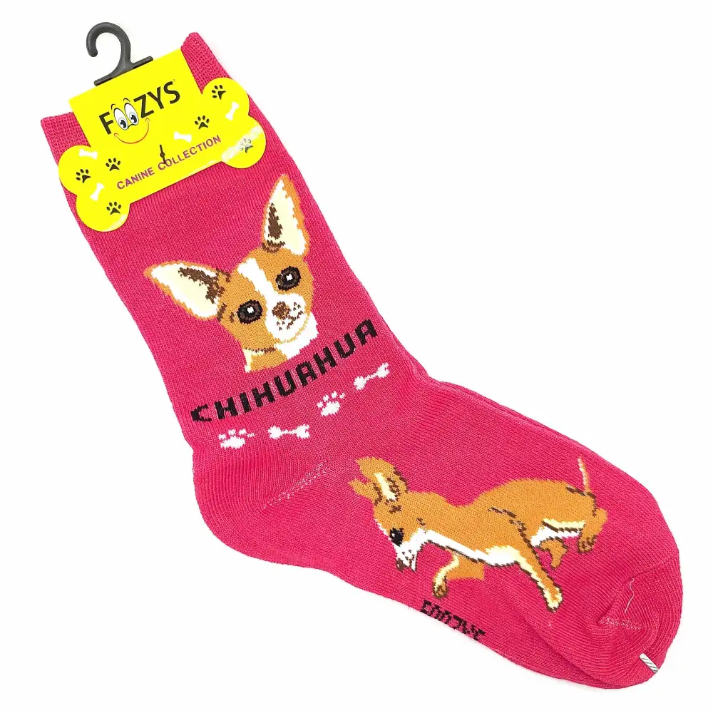 Unisex Chihuahua Crew Socks