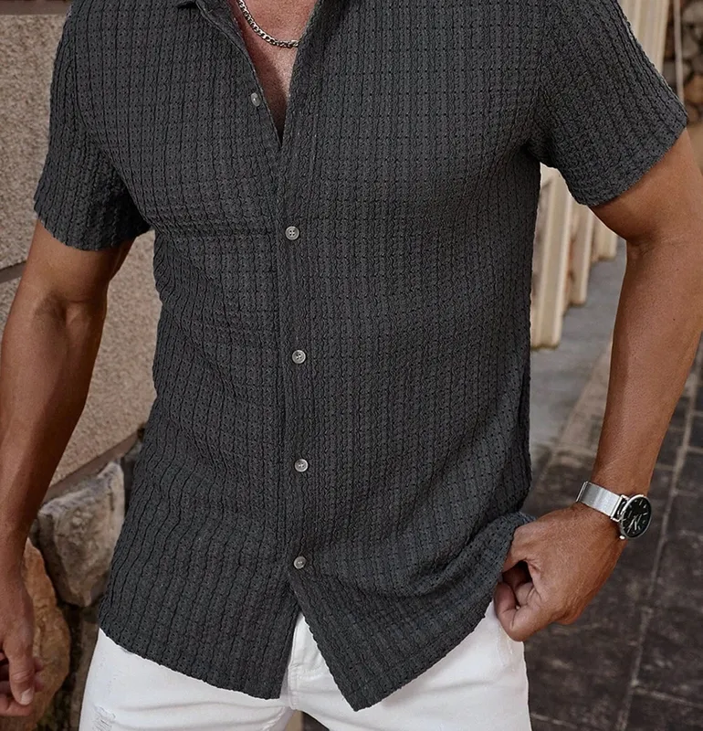 Textured Casual Shirt