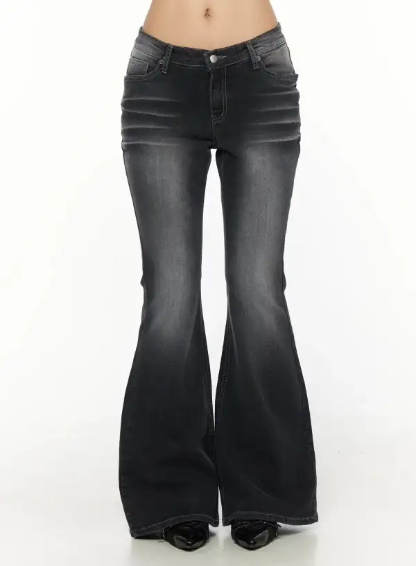 Slim-Fit Bootcut Jeans