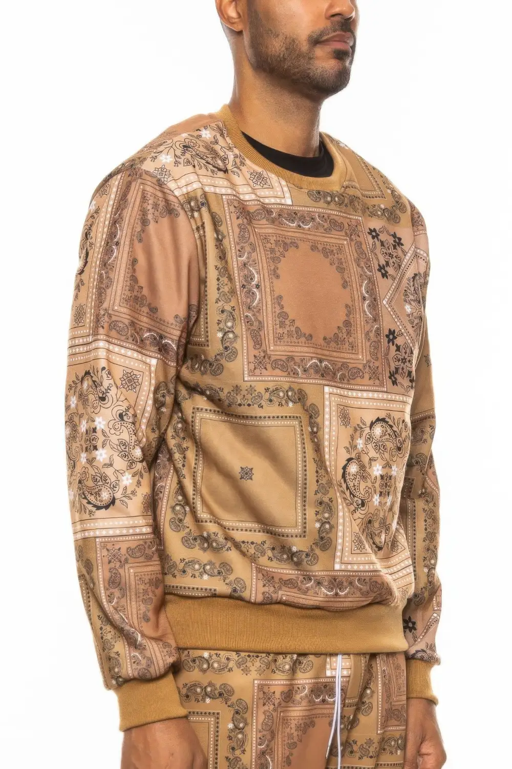 Print Crew Neck Sweatshirt