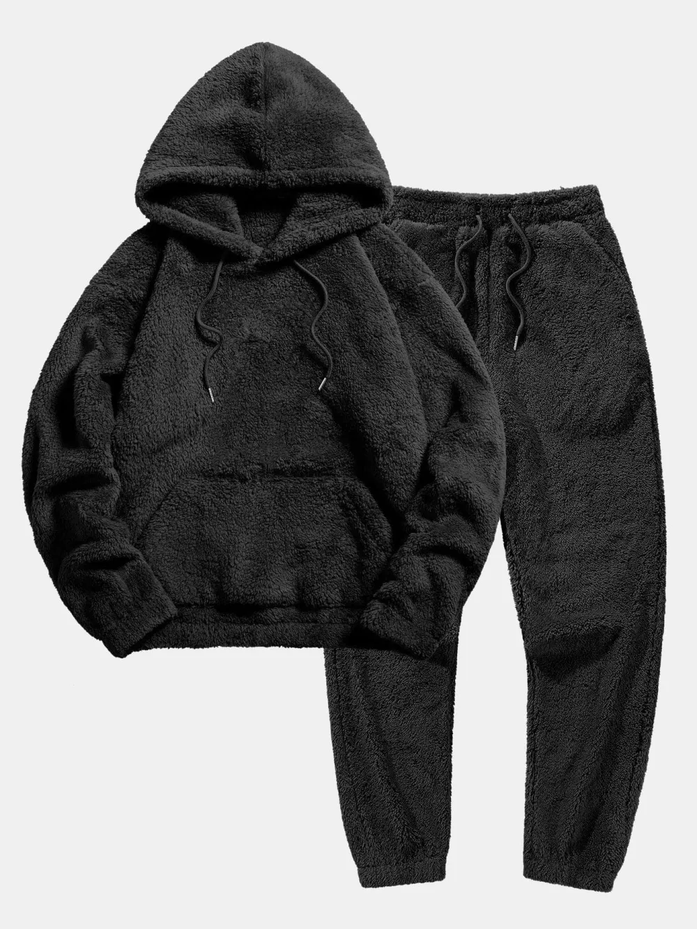 Hooded Everyday Casual Plush Set