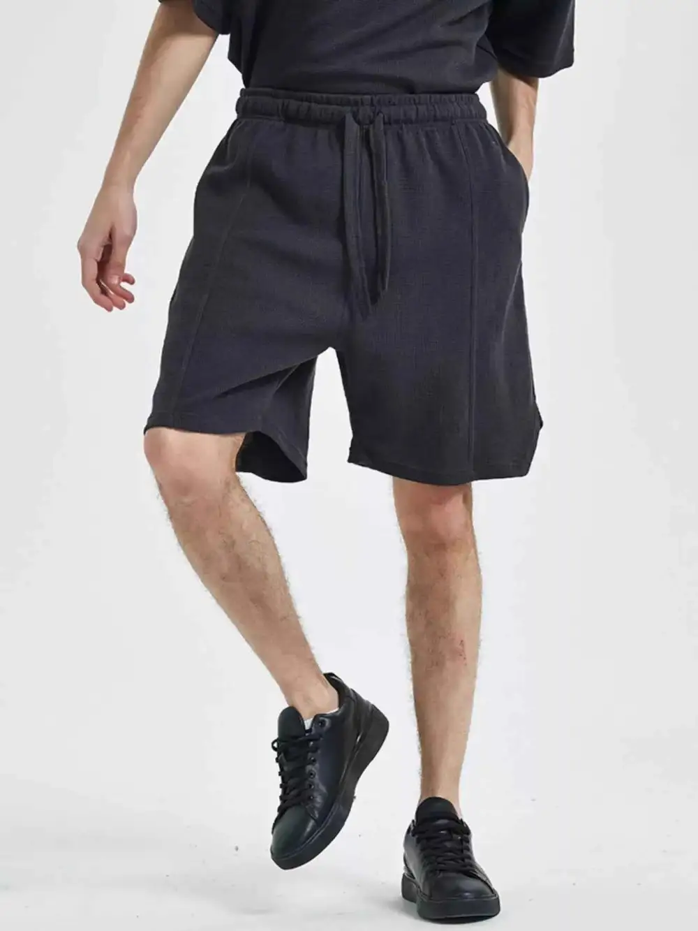 Loose Fit Drawstring Shorts