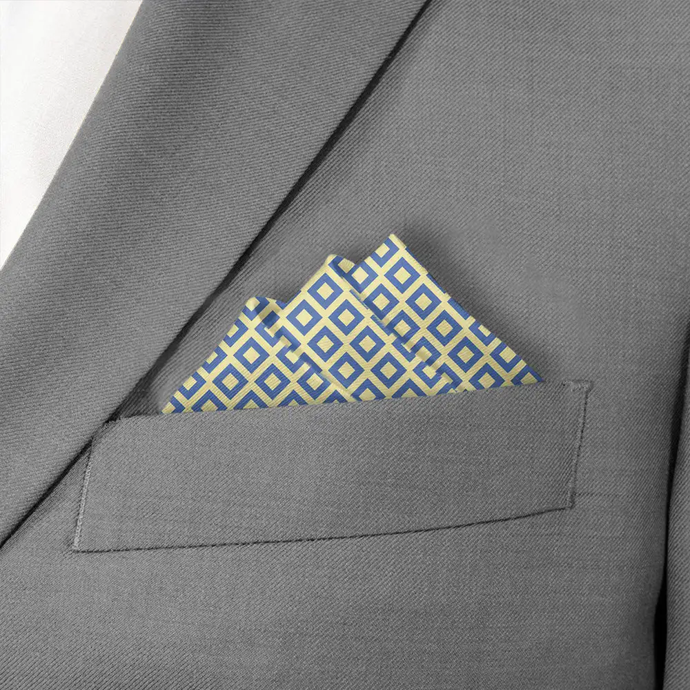 Elegant Versatile Geometric Pocket Square