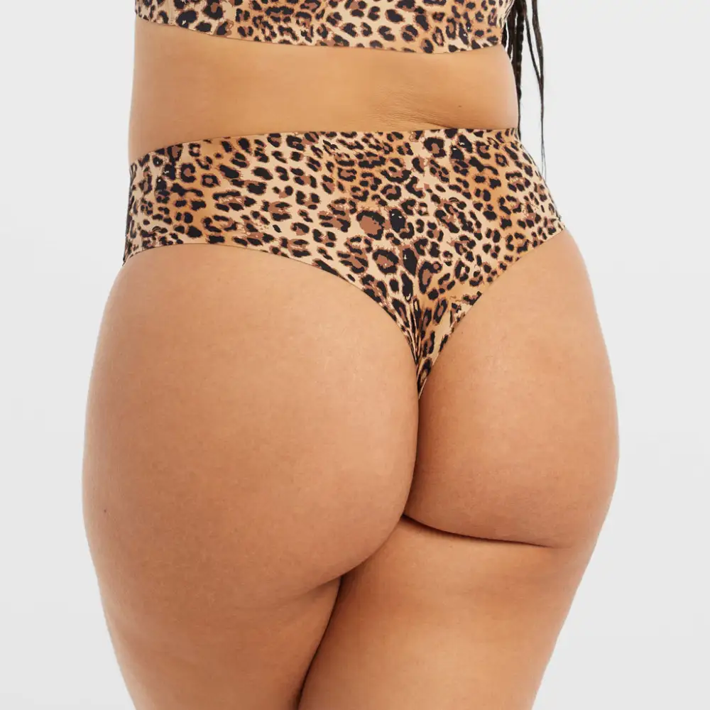 High Waisted Lace Thong
