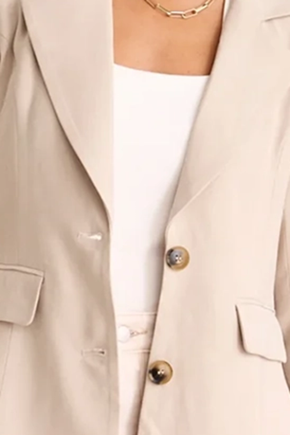 Pumice Soft Touch Cinched Waist Blazer