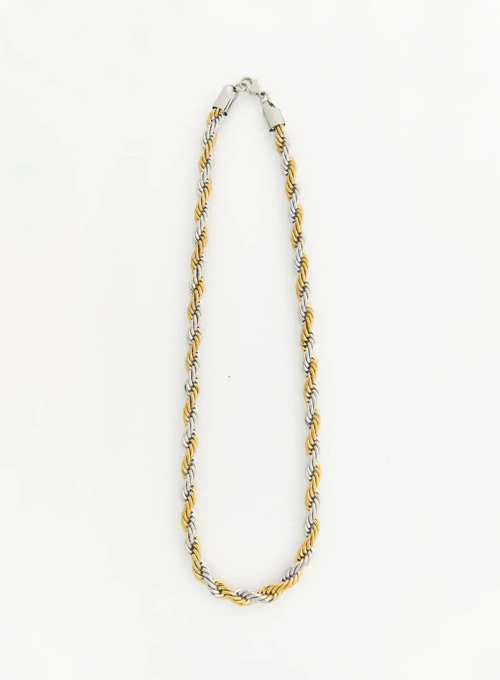 Stainless-Steel Twisted Necklace