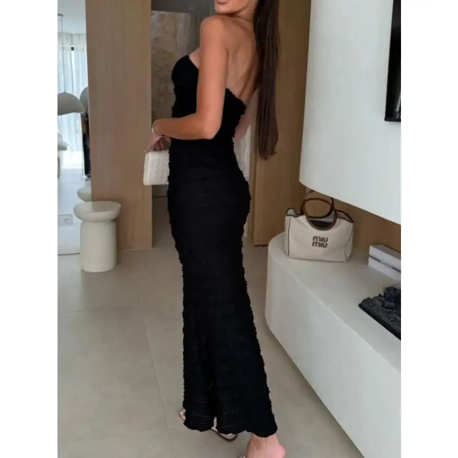 Sweetheart Neck Tube Maxi Dress