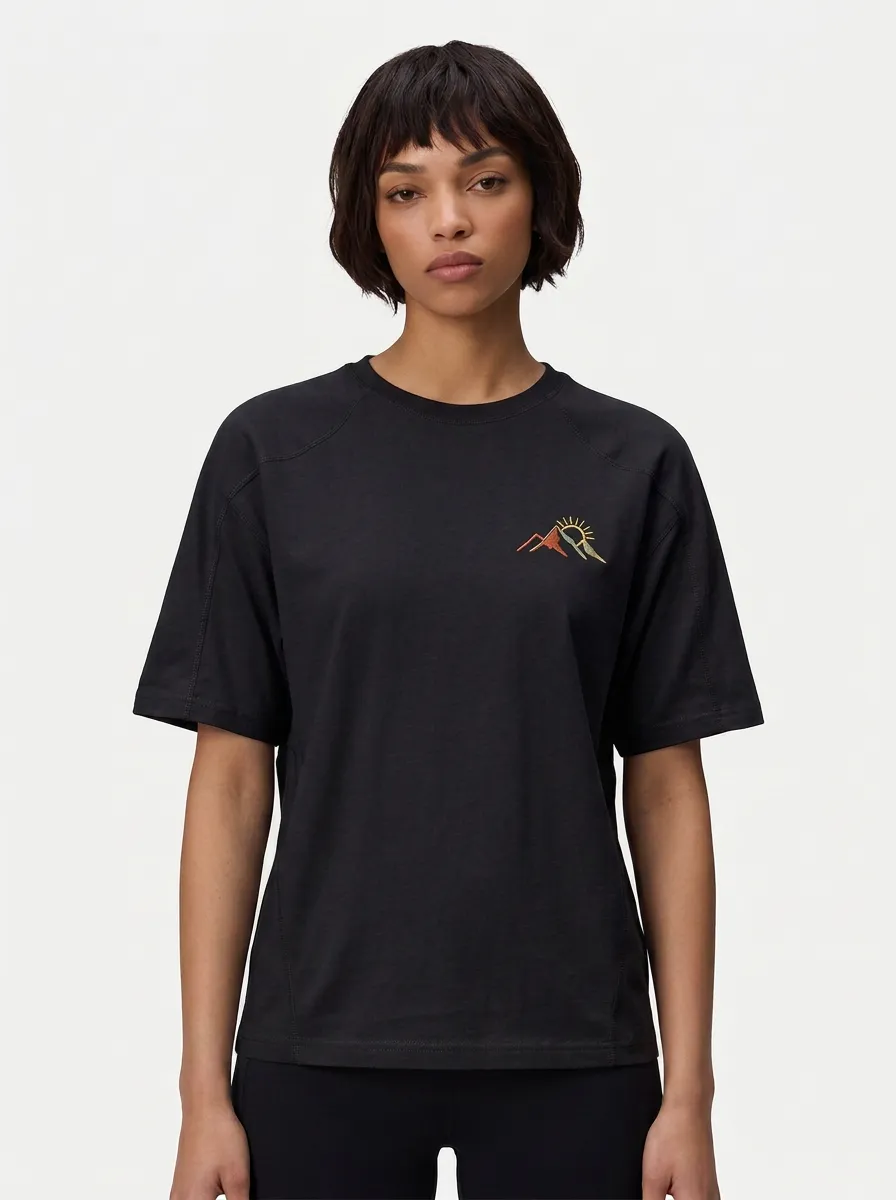 Women's Mountain Sun Embroidered Raglan T-Shirt