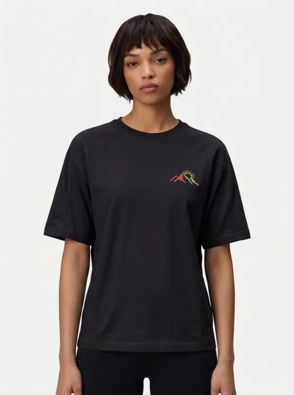 Women's Mountain Sun Embroidered Raglan T-Shirt