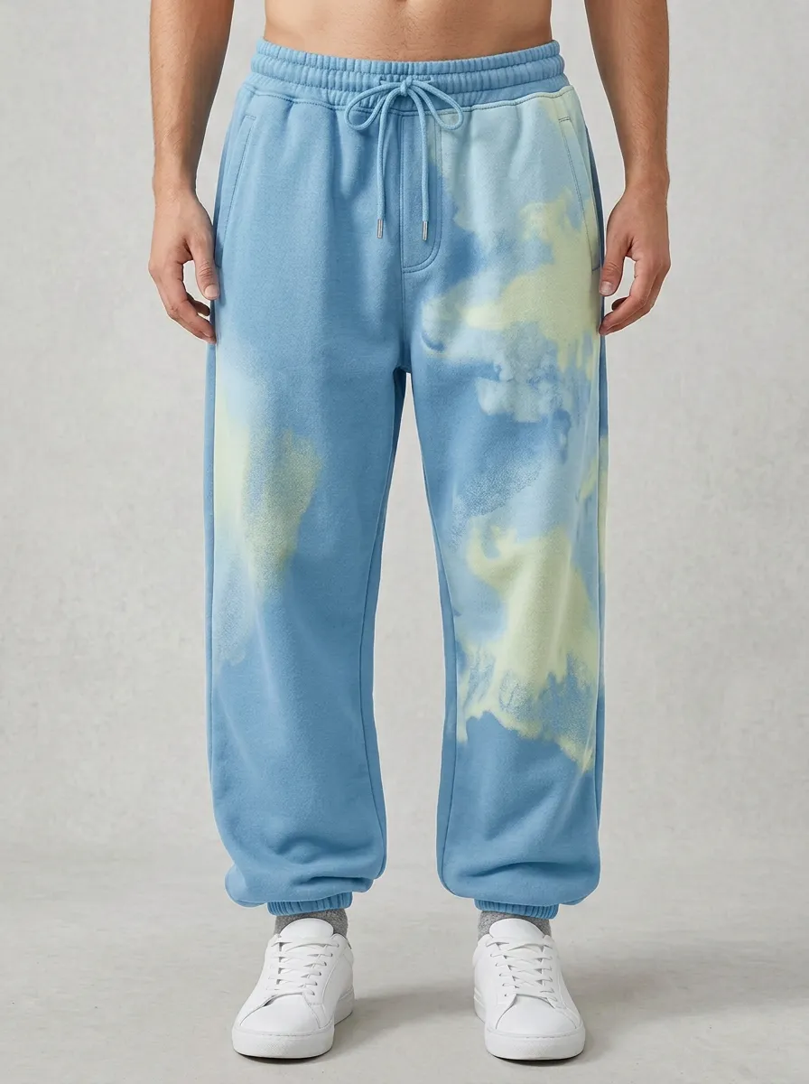 Unisex Atmospheric Cloud Print Sweatpants