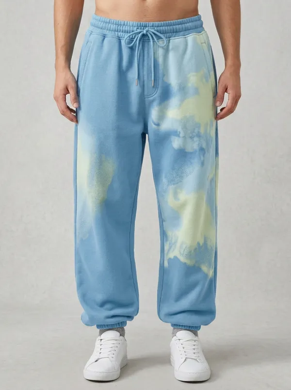 Unisex Atmospheric Cloud Print Sweatpants