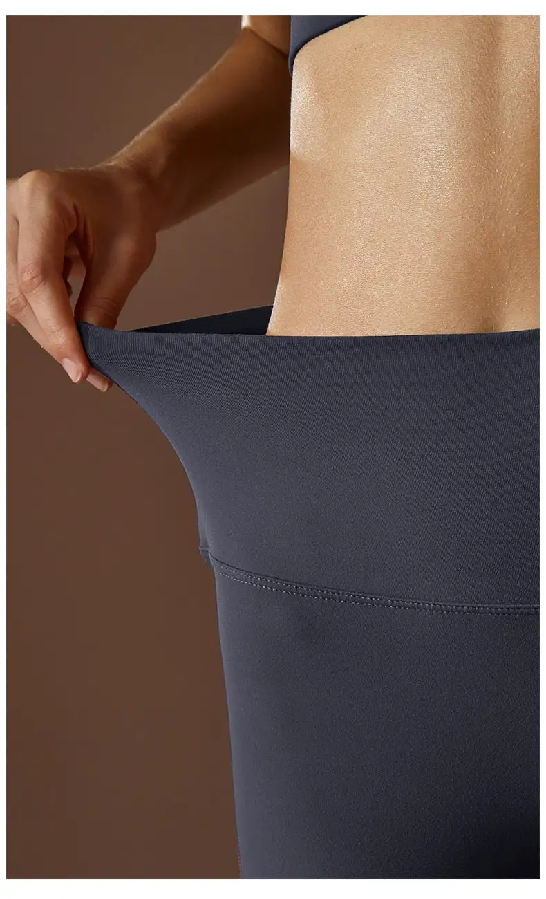 Stirrup High Waist Yoga Pants Running Fitness Seamless Sports Leggings