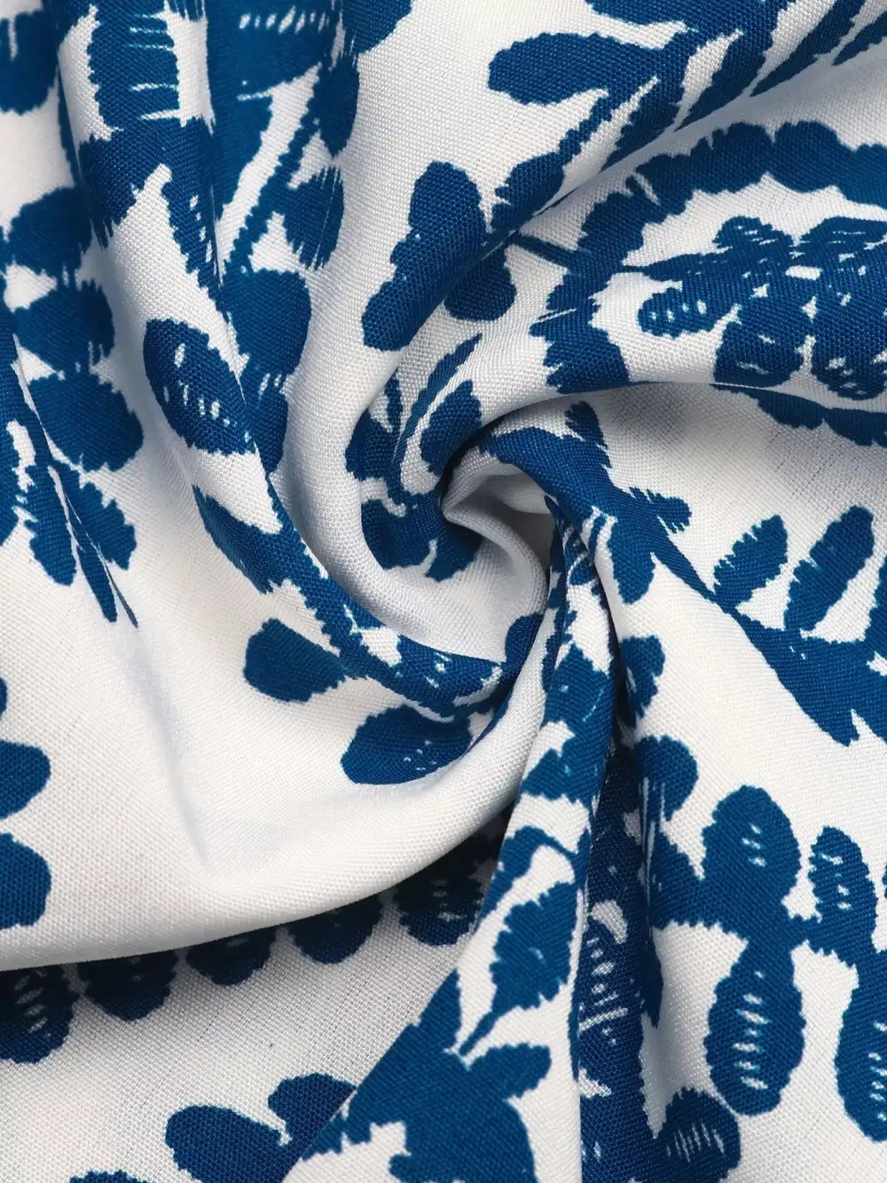 Textured Detail Printed Maxi Dress