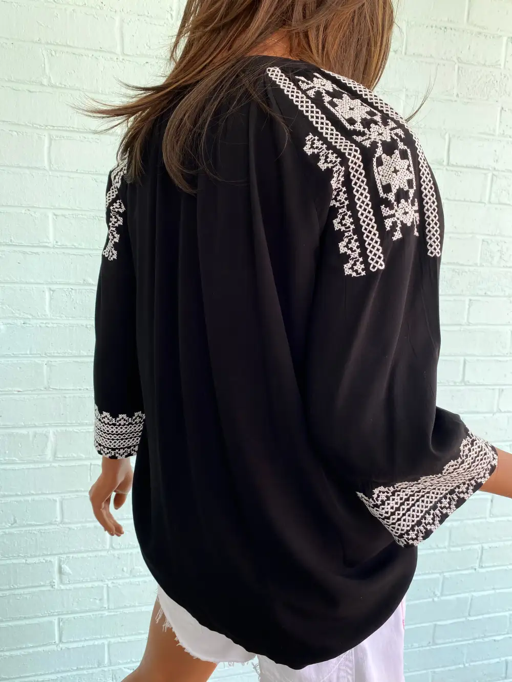 Embroidered Tassel Tunic