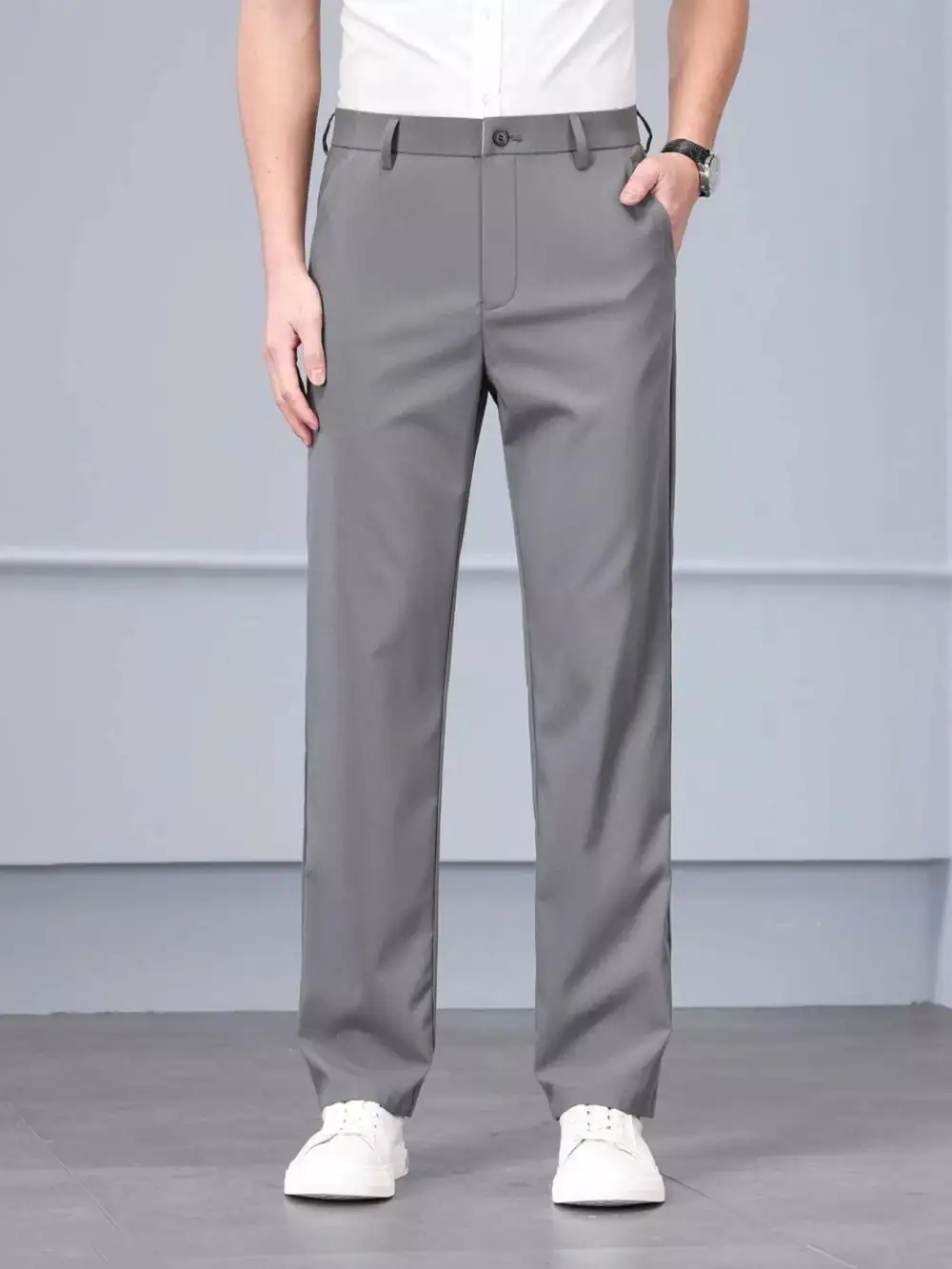 Casual Straight Leg Pants