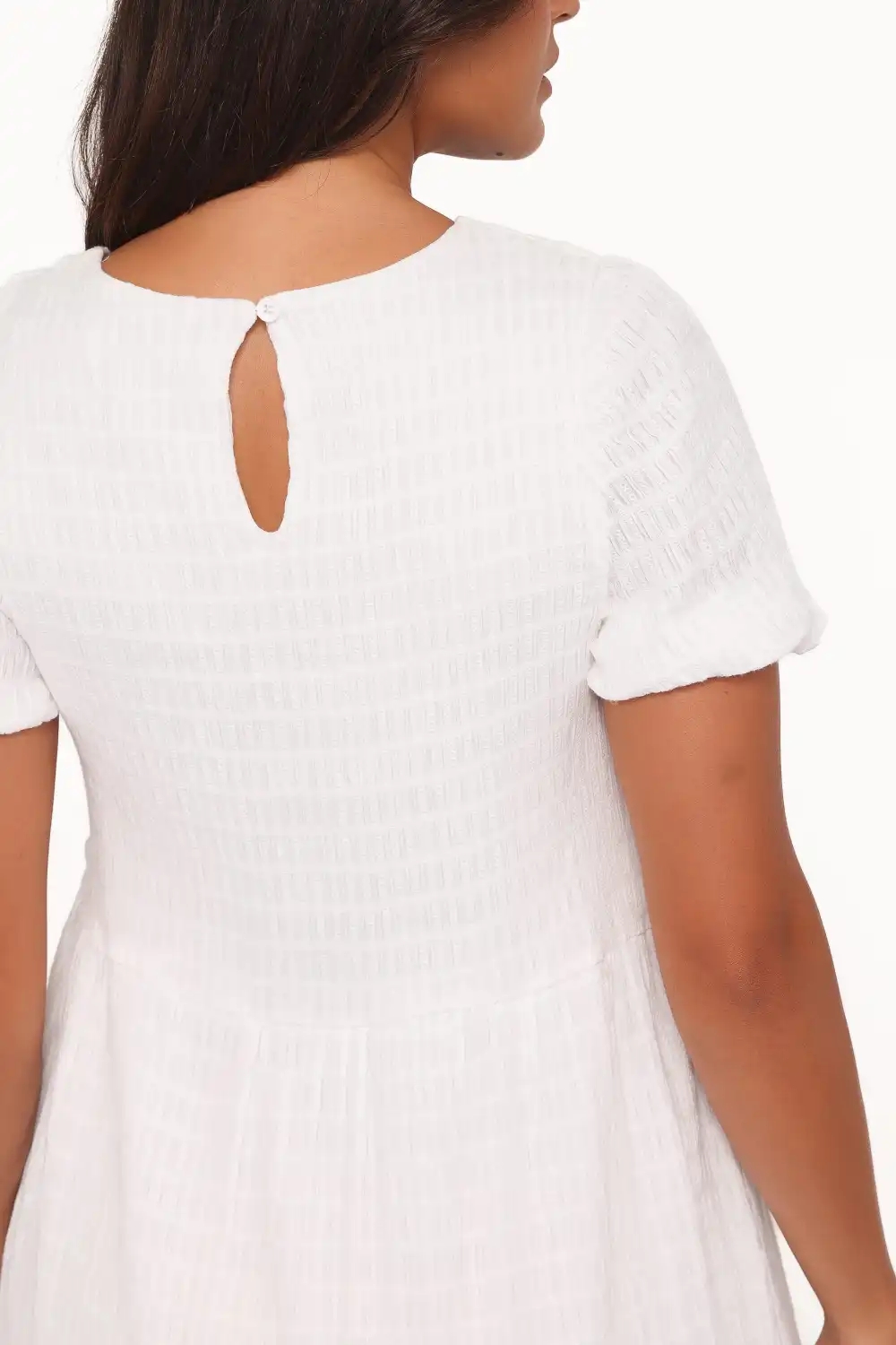Cotton Round Neck Maxi Dress