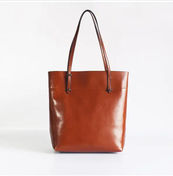 Cowhide Leather Everyday Tote Bag