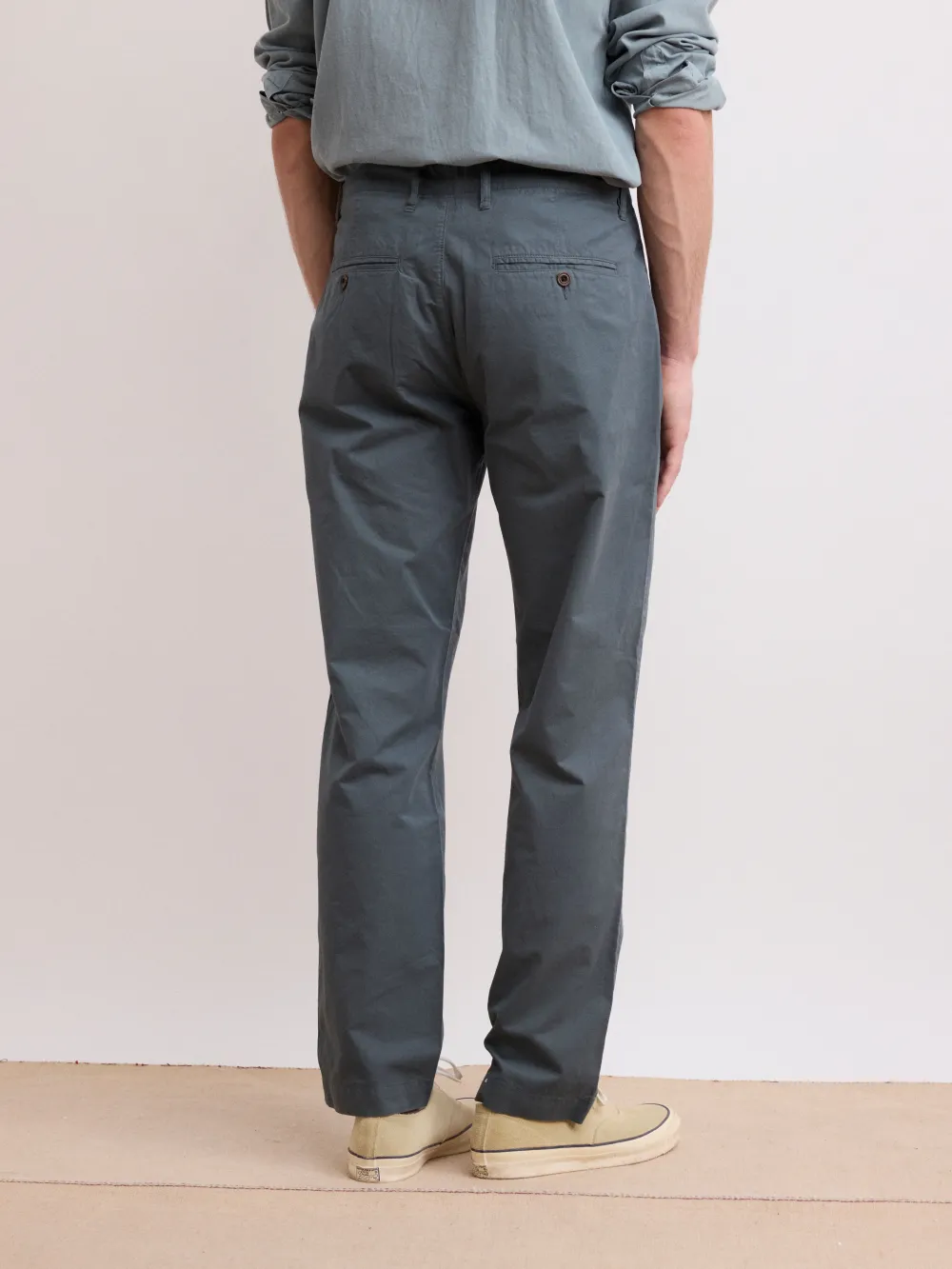 Casual Style Men's Eucalyptus Green Light Chino Pants