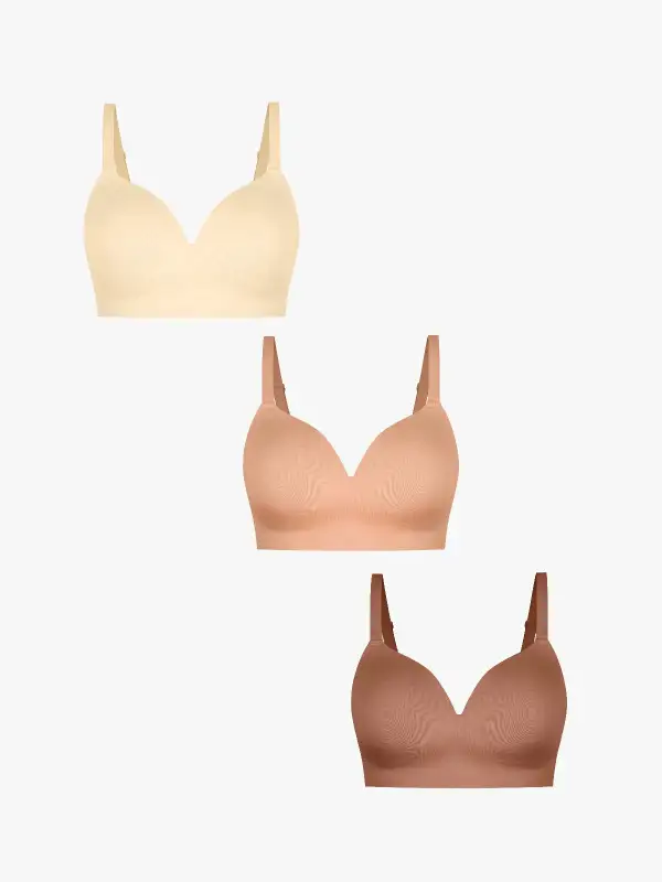 Seamless Wireless Shaping Lift Bra