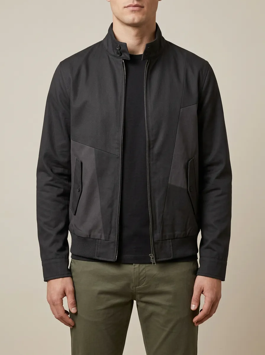 Casual Colorblock Jacket