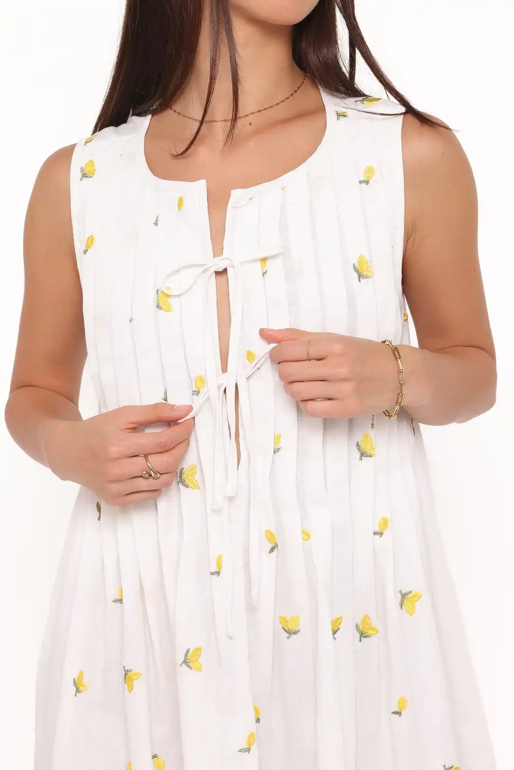 Sleeveless Rayon Mini Dress