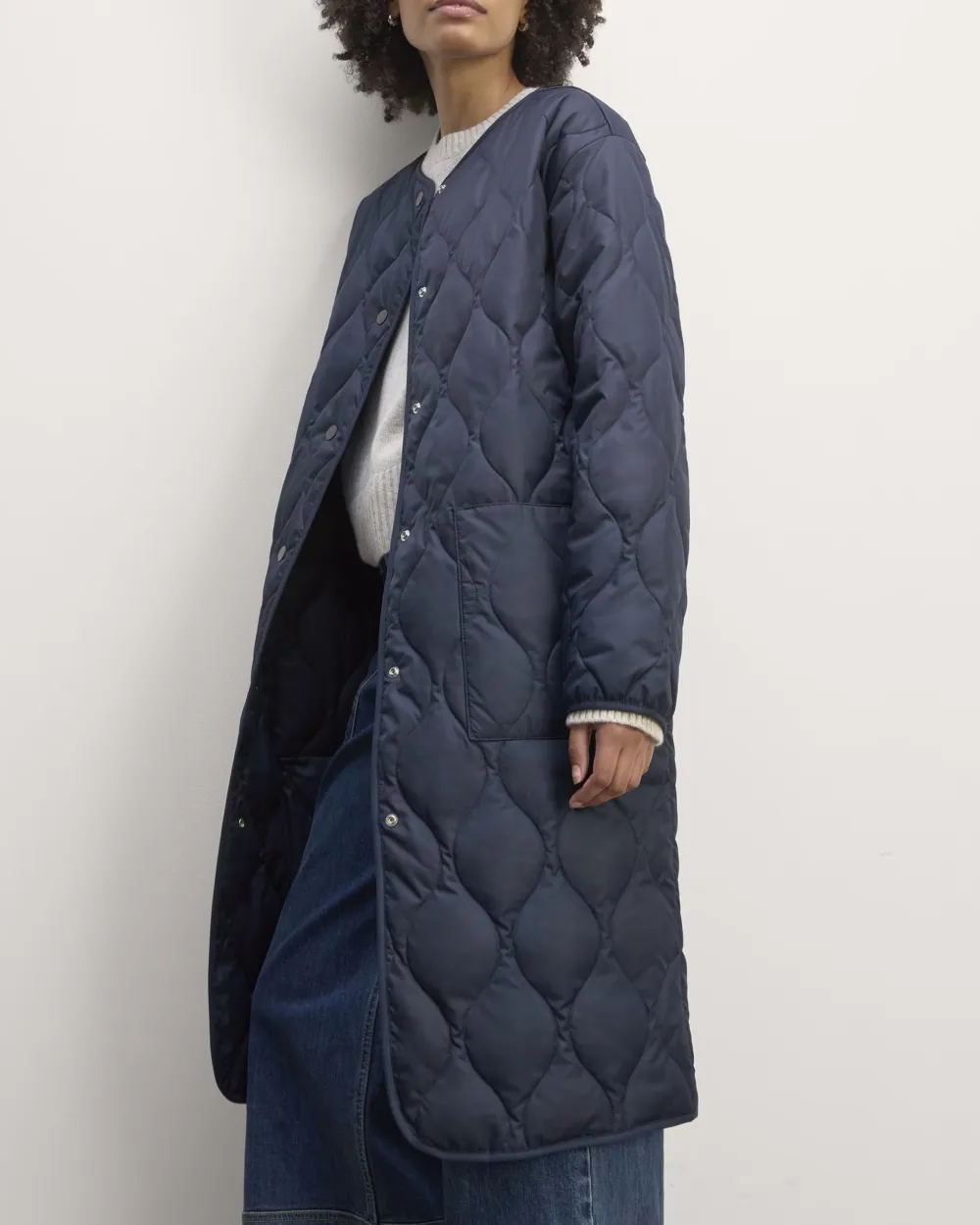 The Long Quilted Liner Coat