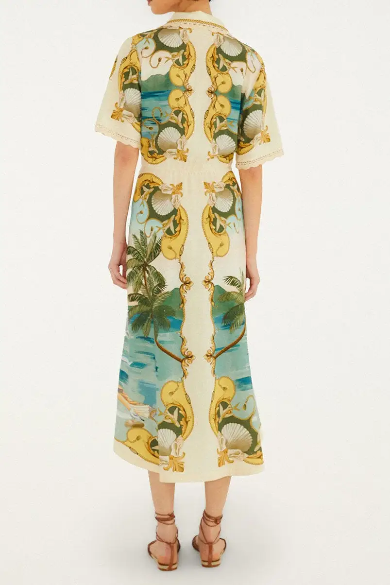 Midi Smocked Dress