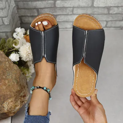 Modern Open-Toe Heeled Sandals