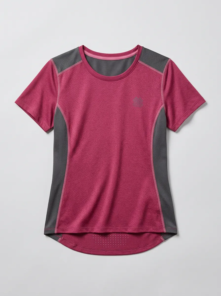 Women's Fitness Gym Logo Printed Activewear Top