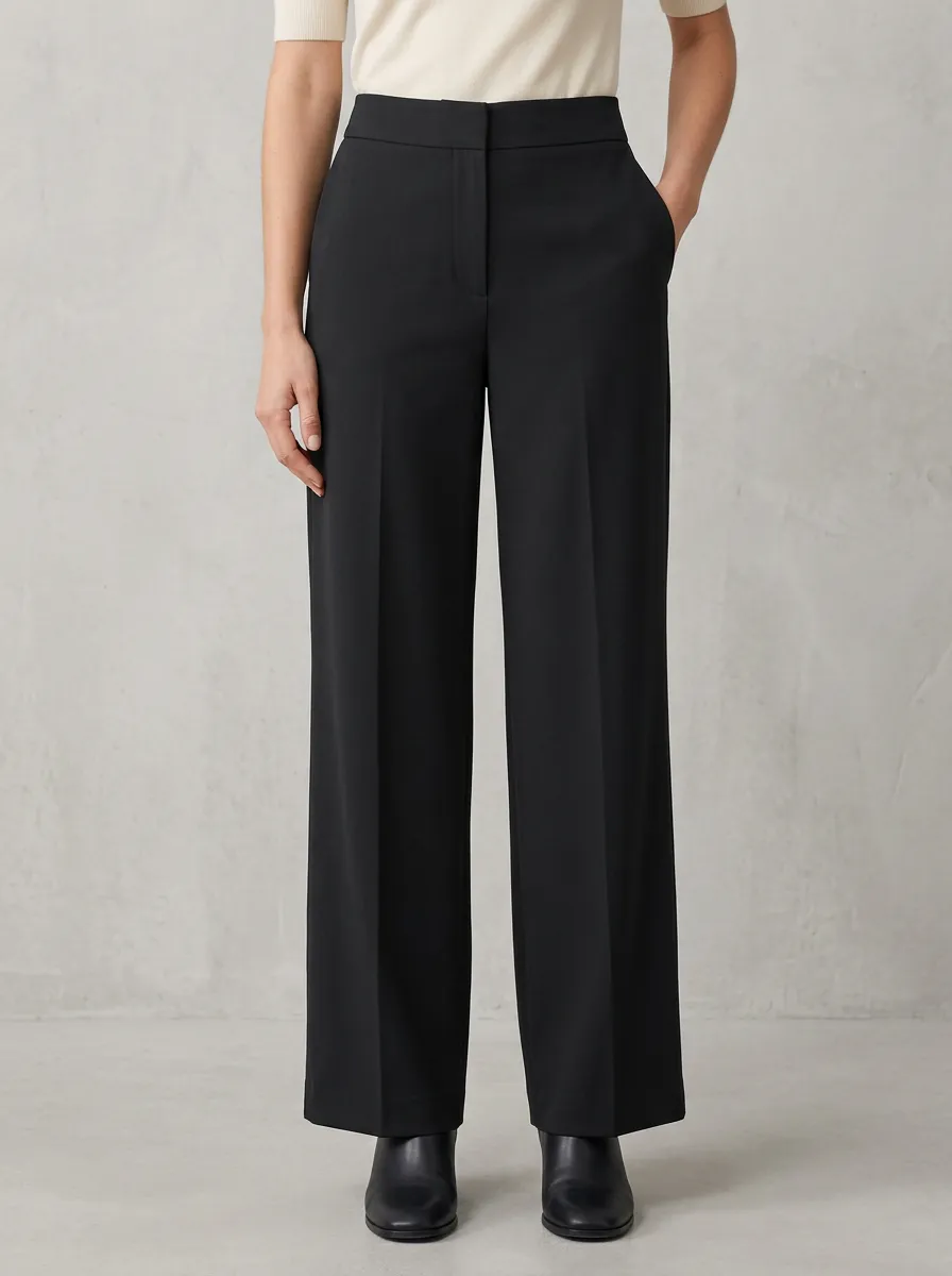 Tailored Form Tailored Wide-Leg Trousers
