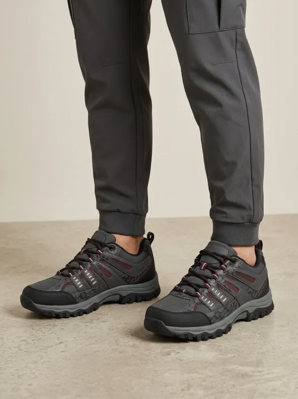 Men's Outdoor Hiking Camo Pattern Printed Trekking Shoes