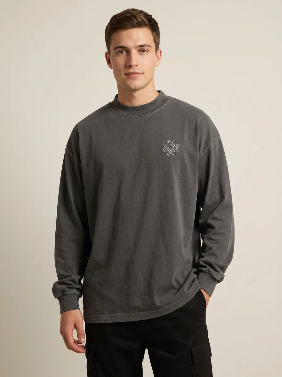 Men's Long Sleeve Casual Look Shirt