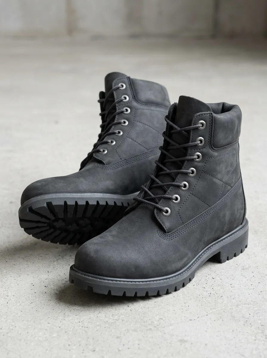 Unisex Everyday Minimalist Print Work Boots