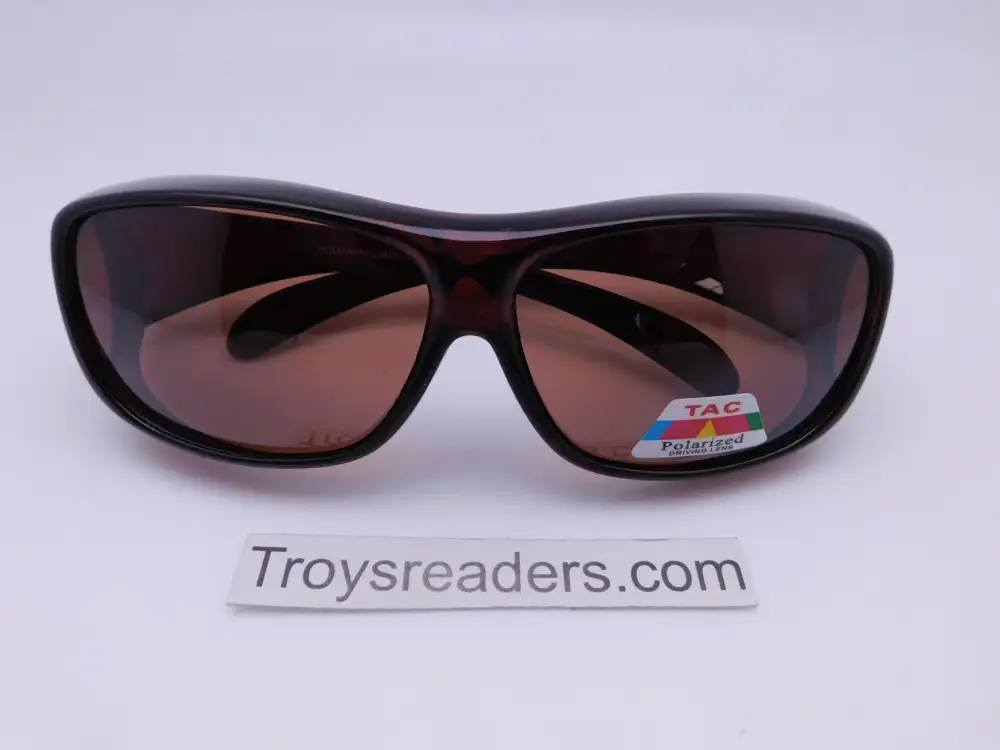 63mm Medium Polarized Fit-Over Sunglasses