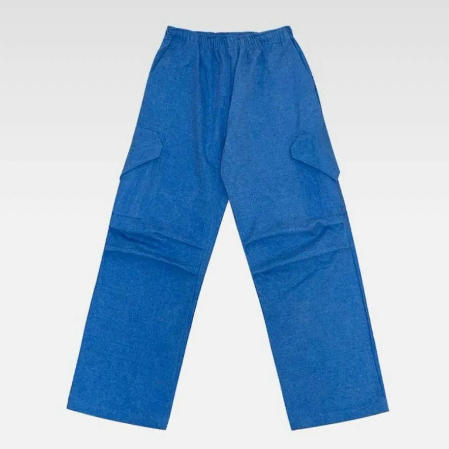 Casual Washed Cuffed Relaxed Cargo Pants