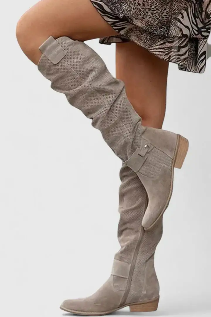 Tread Sole Ankle Boots