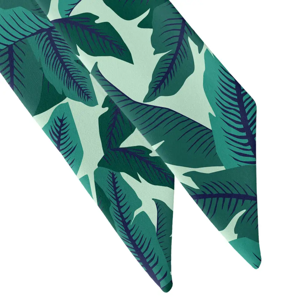 Banana Leaves Pattern Hair Scarf