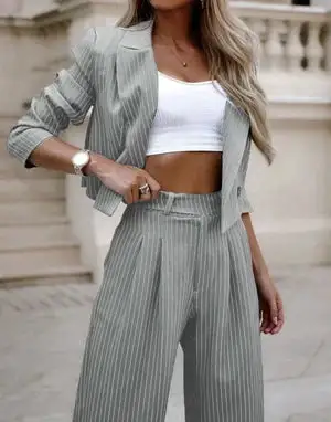 Blazer and Trouser Suit Set