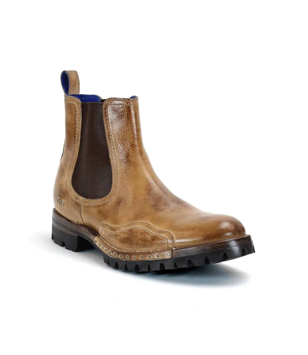 Lug-Sole Streamlined Chelsea Boots