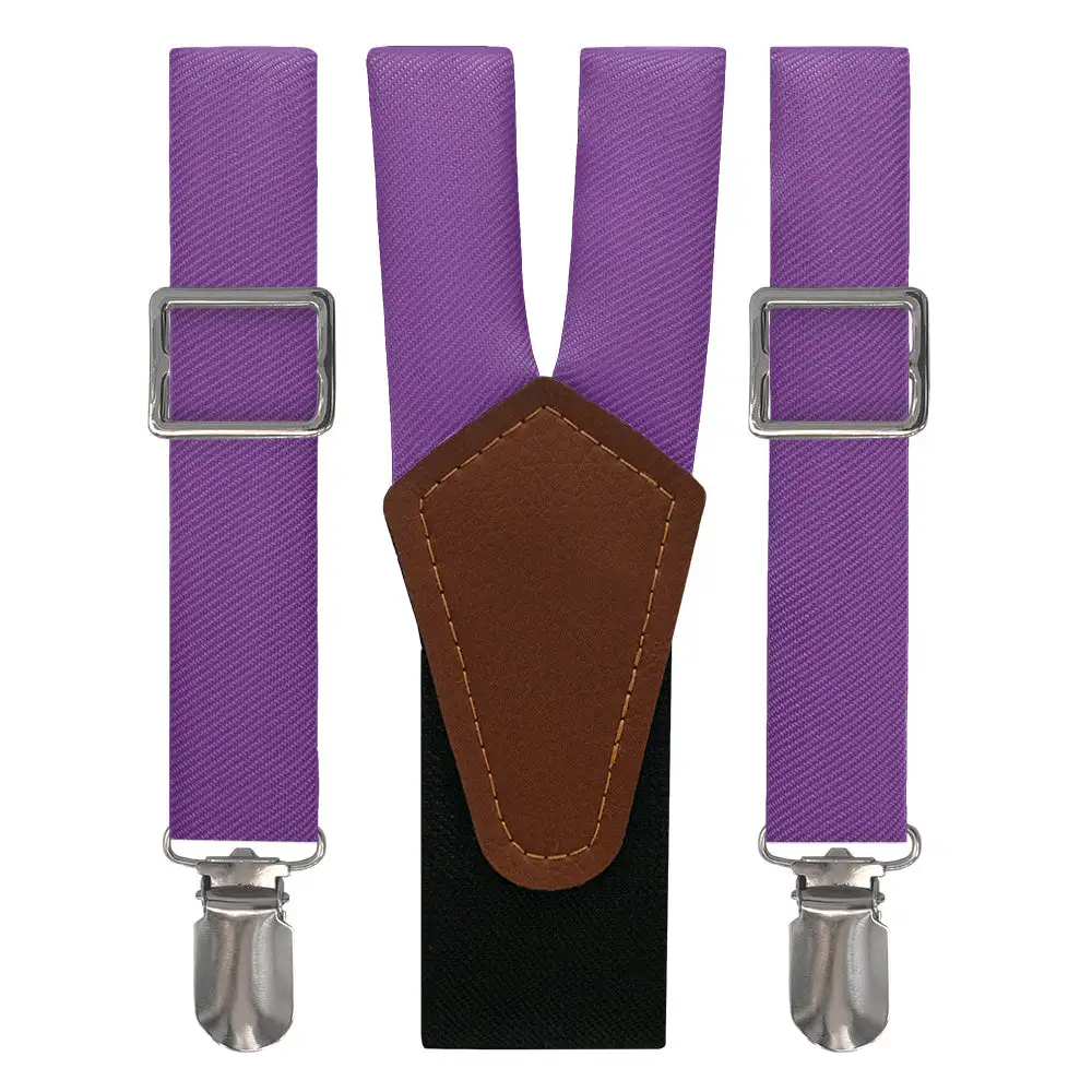 Bold Versatile Solid Tone Suspenders