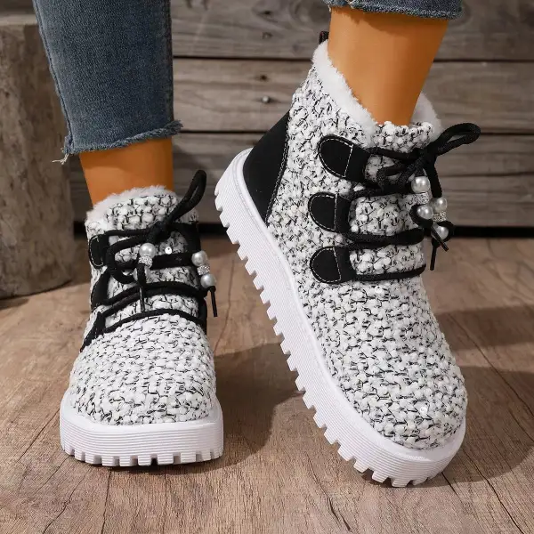 Refined Lace-Up Ankle Boots