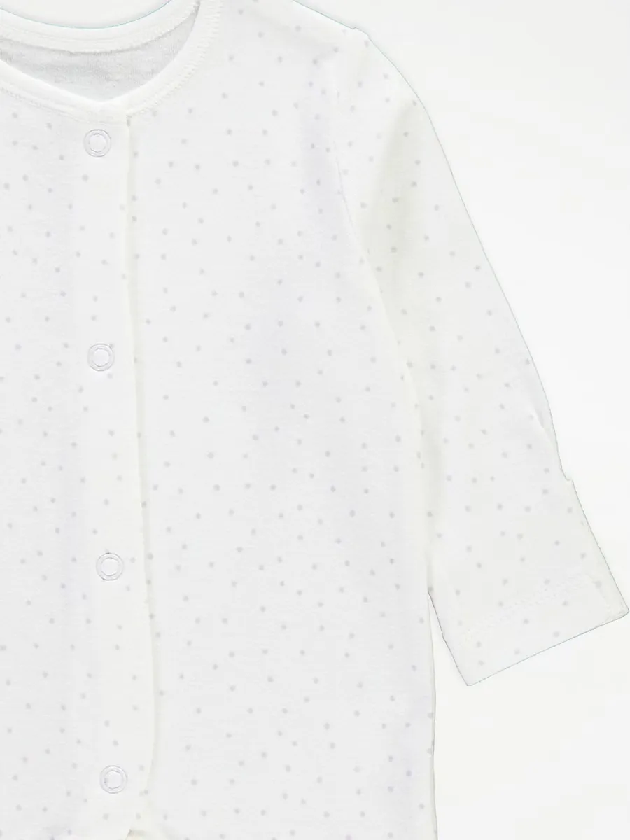 Long Sleeve Sleepsuits 5 Pack