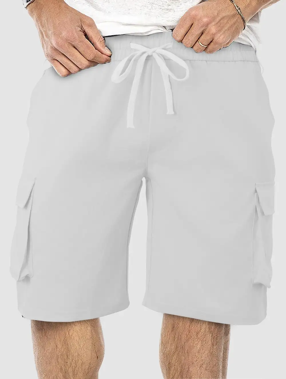 Men's Comfortable Multi Pocket Cargo Shorts for Travel and Leisure