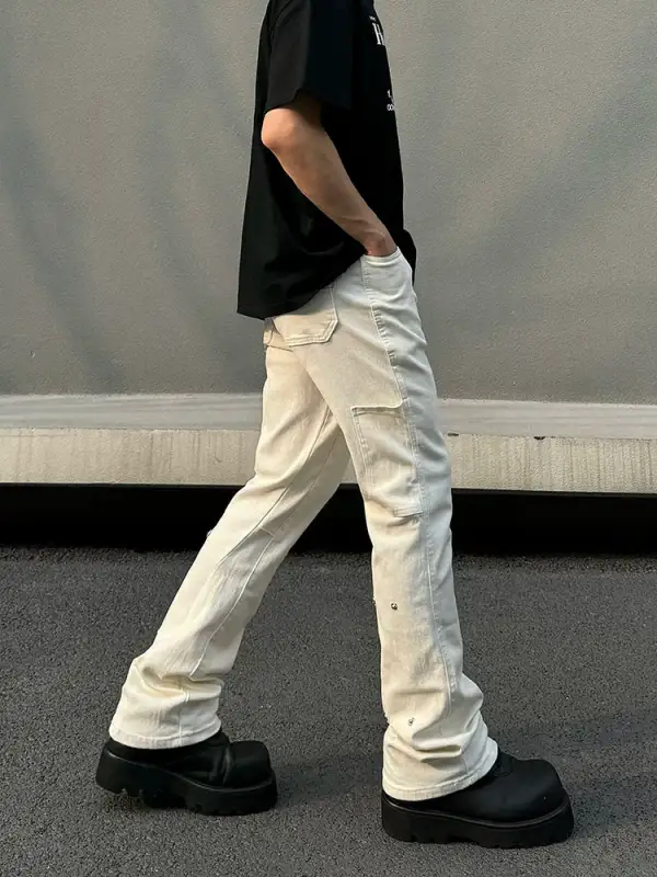 Stacked Denim Jeans