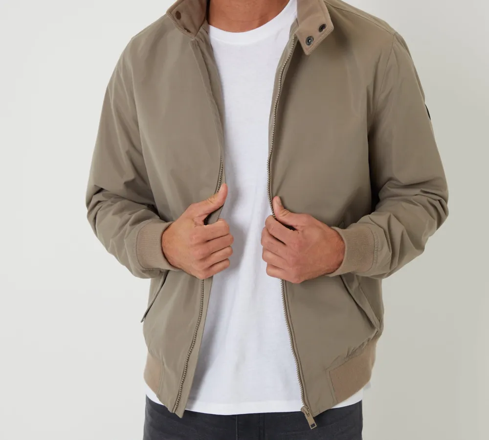 Men's Taupe Harrington Jacket
